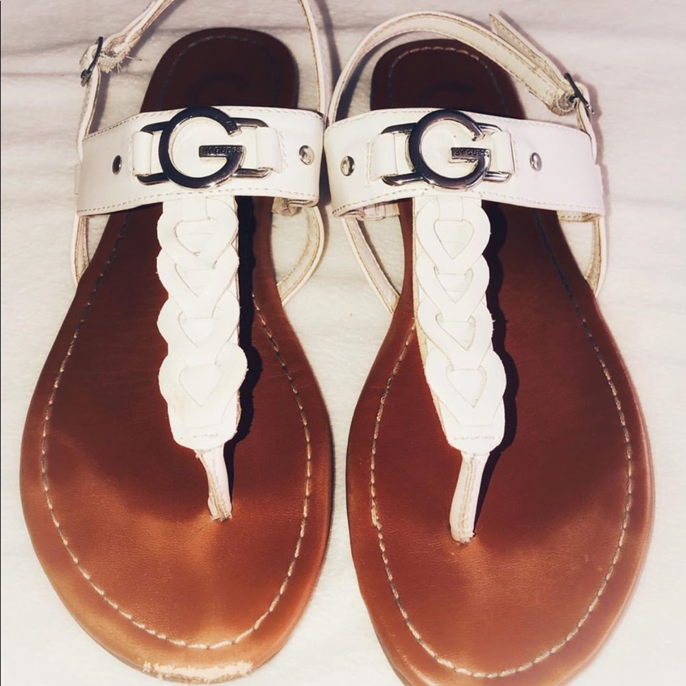 GUESS WHITE SANDALS